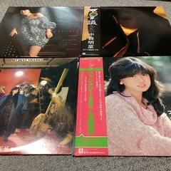 激安　レトロ　若い頃の中森明菜　LP 4枚　最終値下