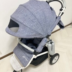エアバギー　メランジデニム　子供用品 ベビー用品 ベビーカー、バギー