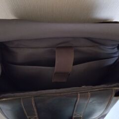 牛革リュック　男性用の画像