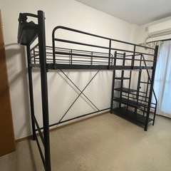 【０円：決まりました！　階段付きロフトベッド