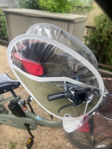 【お取引中】自転車前乗せチャイルドシート、カバー