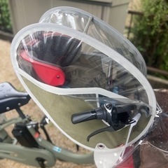 【お取引中】自転車前乗せチャイルドシート、カバー