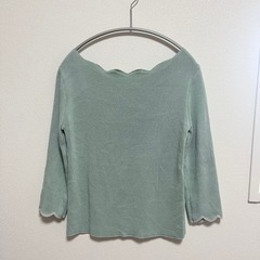 【美品】トップス　エメラルドグリーン