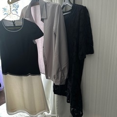 (決まりました)ワンピース・シャツ・レースチュニック3点セット