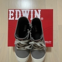 <値下げ> 7/13-15まで！EDWIN レインシューズ（グレー）の画像