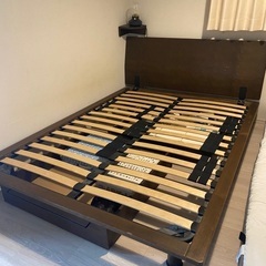 0円‼️ 無印良品　ダブルベッド