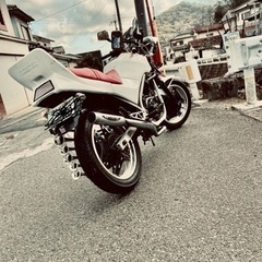 お値引きあり！足付き良いので女性の方も乗りやすいと思います。値引きは現車確認時に有りです！^ ^ホンダvt250feホットロード春山仕様、cbr400f cbx400f仕様　当時物の画像