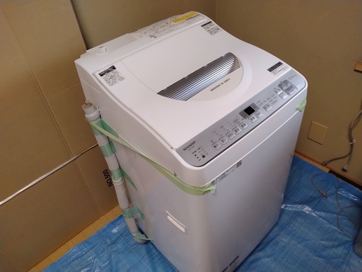 シャープ 洗濯乾燥機 5.5kg ES-TX5C-S 2019年製