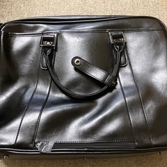 未使用品　レザービジネスバッグの画像