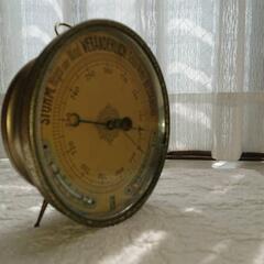 アネロイド気圧計　インテリア雑貨　レトロの画像