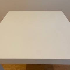 無料でお譲り　IKEA LACK サイドテーブル　ホワイトの画像