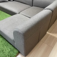 東京インテリア　L字ソファ　譲ります！の画像