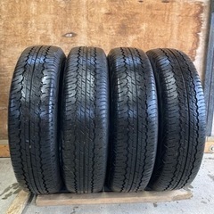 195/80R15 夏タイヤセット 7〜8分山ジムニーシエラなど (xfchan