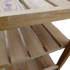 【売り切れ】木製棚　シェルフ　スノコ板タイプの画像