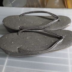 草履，和装小物、全長２３センチの画像