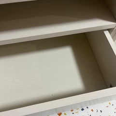 テレビ台　白　ハイタイプ。の画像