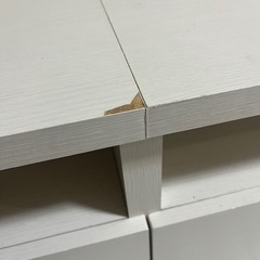 テレビ台　白　ハイタイプ。の画像