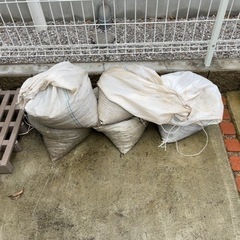残土　土のう　土嚢　計10袋　2袋から
