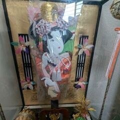 綺麗な羽子板の飾りの画像