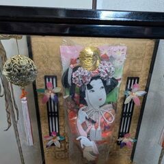 綺麗な羽子板の飾りの画像