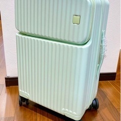 【新品未使用】キャリーケース スーツケース 機内持ち込み S パステルグリーンの画像