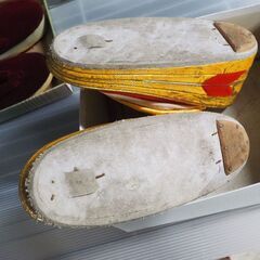 草履、訪問着用、七五三、皮底、全長１９センチの画像