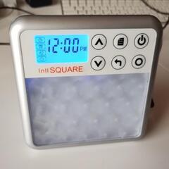 光目覚まし時計 inti SQUARE(インティ スクエア)