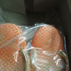 草履、訪問着、七五三、未使用、全長２０，５センチの画像