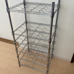 〈美品〉メタル製ワインラックの画像
