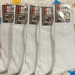 ★新品・未使用★メンズソックス 5足セット 紳士用 綿混 リブソ...