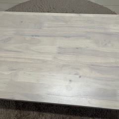 ホワイトオーク　ローテーブルの画像