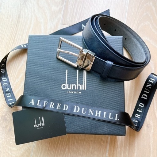 新品未使用 ダンヒル 牛革ベルト サッカー日本代表モデル