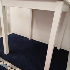 ダイニングセット　テーブル　チェア　白の画像