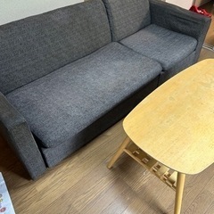 ソファ 3人掛けソファ、サイドチェア付き