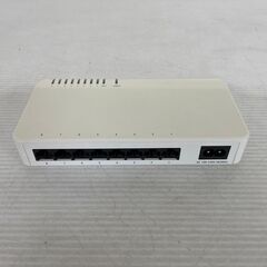 【ELECOM】 エレコム スイッチングハブ 8ポート 100BASE-TX対応 EHC-F08PN-JW N0177の画像