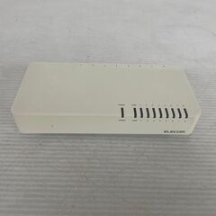 【ELECOM】 エレコム スイッチングハブ 8ポート 100BASE-TX対応 EHC-F08PN-JW N0177の画像