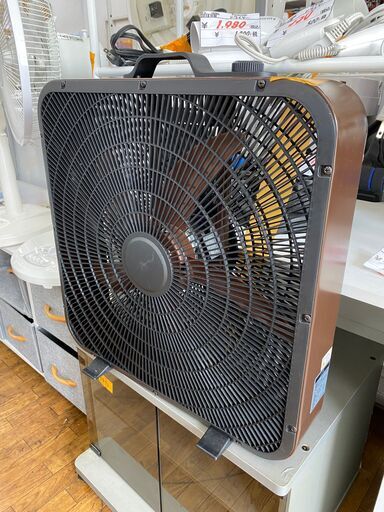 【リサイクルショップどりーむ鹿大前店】No.10042　扇風機　ボックスファン　2021年製　株式会社丸隆