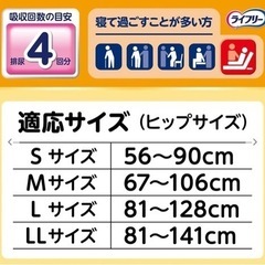 お値引き　おむつ、トイレ用品　Ｍサイズ１袋の画像