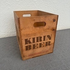 キリンビール　木箱　昭和レトロの画像