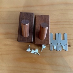 無印　壁に付けられる家具フック　2個セット