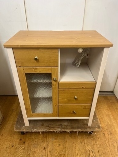 N665★　（株）サン製★レンジ台★食器棚★幅700ｍｍ