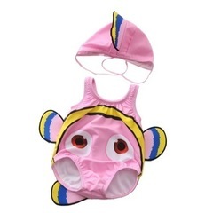 新品 水着キッズ ベビー水着2点セット(85-115)