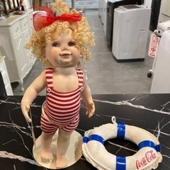 ビスクドール　アンティーク　人形　コカコーラ　現状品