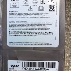 Dyson sv10 付属品の画像