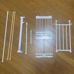 【取引完了】【中古】伸縮9点セット スライド棚 突っ張り棚＆突っ張り棒
