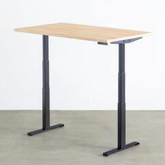 【7/25最終受付】 THE TABLE ラバーウッドナチュラル×スマート電動昇降脚（最安値です）の画像
