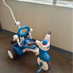 B TRIKE ビートライク 補助バー付き 折り畳み式の三輪車 