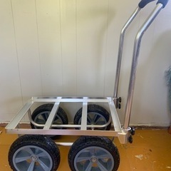 アルミ製台車　デカホイール　美品
　