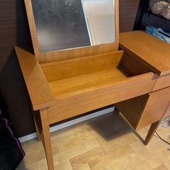 値下げ　unico ドレッサー　机　 の画像