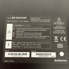 【Buffalo】 バッファロー スイッチングハブ 5ポート PoE対応 BS-GU2105P N0178の画像